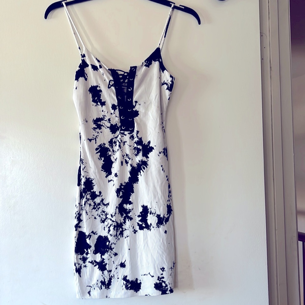 Black and white dress
